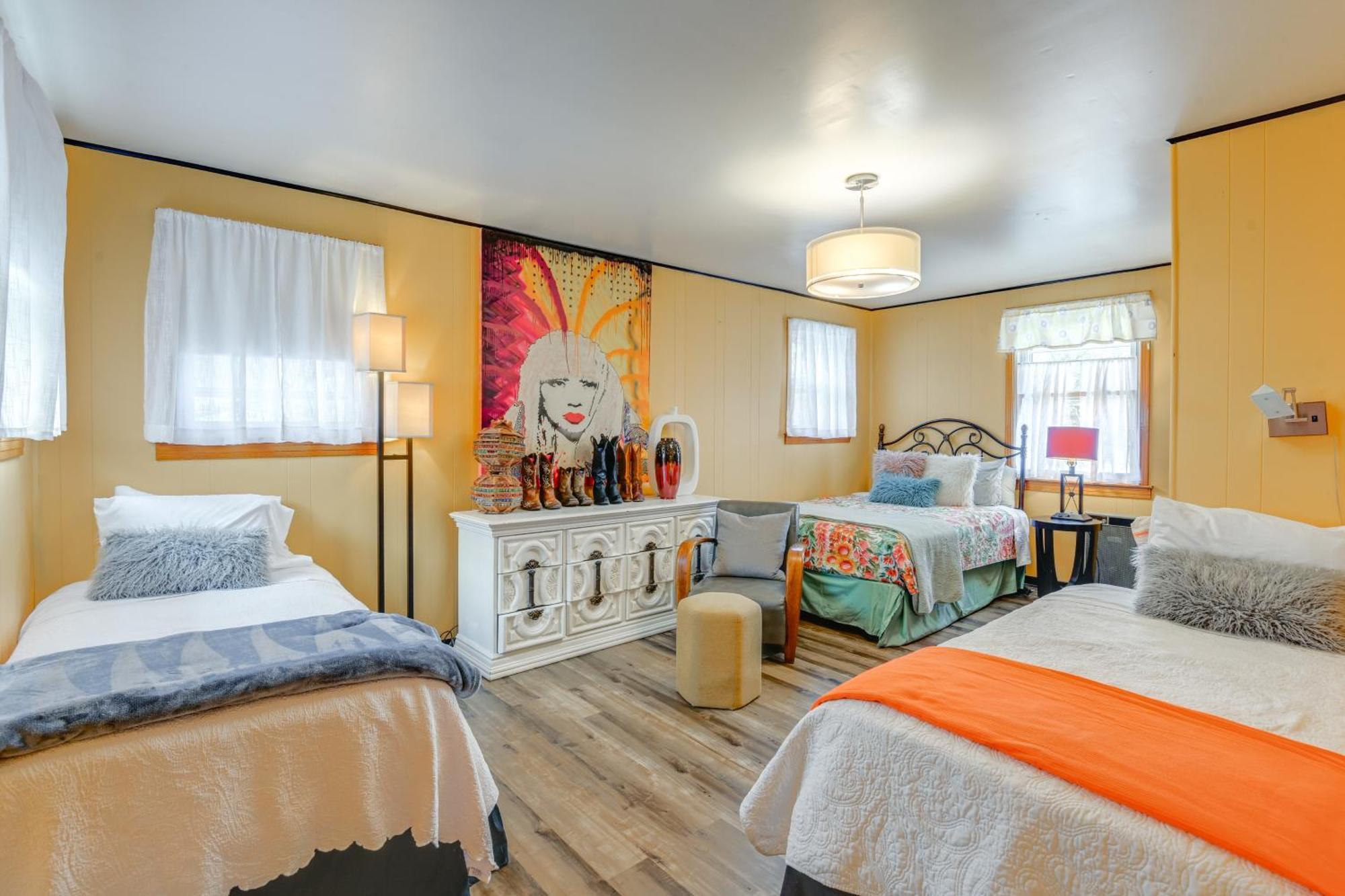 6 Mi To Downtown 70S-Themed Home In Nashville! Luaran gambar